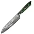 Sunnecko Knife Santoku Knife Stainless Steel 180mm Natural Wood Handle Sharp All