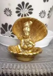 Ethnic Decorative Bal Gopal Lord Krishna 3" Hindu Statue ShowpieceIdol Home Gift