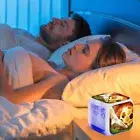 Plastic Football Alarm Clock Colorful Lights Table Clock Kids Gift