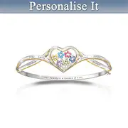 Our Family Is A Garden Of Love Personalised Bracelet