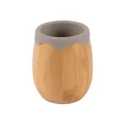 1x Tiny Dining Grey 130ml Bamboo Baby Toddler Sippy Cup BPA Free Drinking