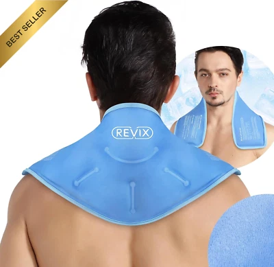 Neck Ice Pack Reusable, Shoulder Cooling Wrap, Hot Cold Gel Pack