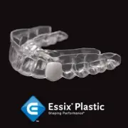 Temporary Replacement (1) tooth in Clear Dental Retainer, for Upper** OR Lower**