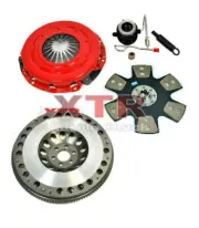 XTR STAGE 4 CLUTCH KIT+SLAVE+XLITE FLYWHEEL for 89-90 CHEROKEE WRANGLER V6 OHV (for: Jeep)