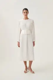 Cathedra Belted Midi Dress