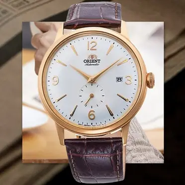 Orient 東方錶 (RA-AP0004S) DATEⅡ復古小秒針機械錶/白面40.5mm