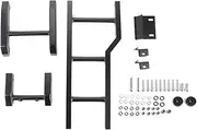 Car Rear Door Ladder Compatible for Suzuki Jimny 2019 2020 2021 2022 Aluminum Alloy Tailgate Ladder Accessories for Jimny 2019 Up