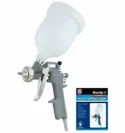 Bluespot Mini Touch Up HVLP Gravity Feed Spray Gun 600ml Cup With 1.5mm Nozzle