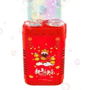 Fireworks Bubble Machine 48 Holes Automatic Bubble Blowing Toy Light Sound