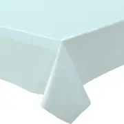 Pastel Blue Rectangle Paper Tablecloth