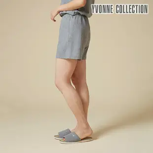 YVONNE COLLECTION 純棉素色平口褲-灰