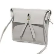 2 Pcs Women Single-shoulder Leisure Simple Retro Suqare Shape Bag light grey
