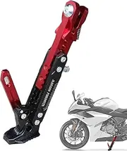Motorcycle Foot Support, Motorcycle Kickstand Foot Side Stand - Side Foot Kickstand Support for Motorcycle - Aluminium Alloy Tripod Holder for Electric Motorcycle Parking Lots
