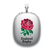 OFFICIAL ENGLAND RUGBY UNION LOGO SOFT GEL CASE FOR APPLE AIRPODS MAX