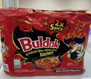 3 Bags Samyang Buldak Chicken Stir-Fry Ramen, Korean Ramen