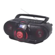 Emerson Portable Stereo Bluetooth Boombox with Cassette Player and AM/FM Radio