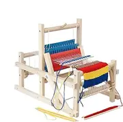 Hand-Knitting Weaving Machine,Educational Handmade Weaving Art Children Toys | Craft Kit Wood Weaving Machine for Kids and Beginners