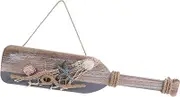 GOOHOCHY Retro Style Wooden Oar Wall Decoration Nautical Decorative Accessory for Home