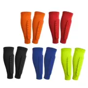 2Pcs Soccer Shin Guards Calf Compression Sock Basketball Leg Sleeves