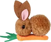 [Gnaillxc] Easter Day Cartoon Bunny Hair Clip | Plush Carrot Barrettes for Girls Women | Cute Hair Accessories for Celebrations, one size, Zinc, No Gemstone