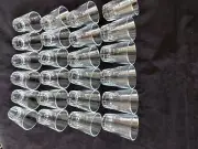 12 pcs Shot Glasses 2 oz Glass Barware Shots Drink Vodka Gin Tequilla Rum Bar