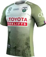 Canberra Raiders 2025 NRL Mens Anzac Jersey Sizes S-7XL BNWT