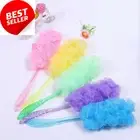 2Pack Back Scrubber for Shower Loofah Sponge Exfoliating with Long Handle