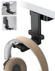 PC Gaming Headset Hook Holder Hanger Mount Stand Under Desk Clamp for Headphone