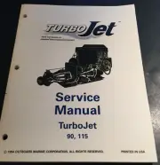 1995 OMC JOHNSON EVINRUDE TURBO JET 90 & 115 SERVICE MANUAL PN 503141 (969)
