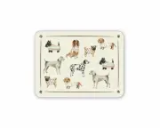 Cooksmart England Set of 4 Best in Show Dog Placemats with Cork Backing NEW