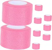 Badminton Racket Buffer Film 9 Rolls Tennis Grip Wrap Pu Absorbent Tape Sports Handle Tape Enhanced Stability Comfort