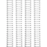 We R Memory Keepers Cinch Silver 1" Binding Wires 4pk