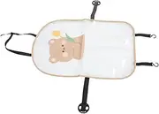 Generic Seat Anti-kick Pad Mats Buckle Accessory Protector Beige Cover Support Seat Kick Mat Pet Rear Back Accessories Gel Holders Protection Lumbar Protective Auto