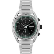 BOSS Center Court Chronograph Bracelet Watch, 44mm in Black at Nordstrom One Size
