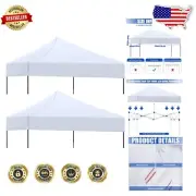 Durable Waterproof Canopy Replacement – 2 Pack 10x10 Tent Covers for Outdoors