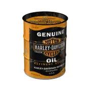 Nostalgic-Art Money Box Oil Barrel Harley-Davidson Genuine Oil