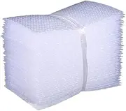 100 Pcs 4 X 8 Inch Bubble Out Bags Bubble Pouches Wrap Bubble Cushioning Bags Bubble Sleeves Shipping Bubble Packaging Bags