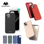 iPhone 16 15 14 13 Pro Plus Max Goospery Silicone Slim Protective Soft Back Case