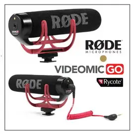 免運 兩年保固 RODE VideoMic GO超指向性專業收音麥克風.單眼相機話筒.超輕量不用電池