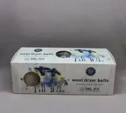 Woolzies 3XL Dryer Balls Natural Fabric Softener, 100% Pure New Zealand Wool