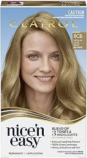 Clairol Nice 'N Easy Permanent Hair Colour 8CB Medium Champagne Blonde, 100% Grey Coverage, Natural Looking Hair Colour