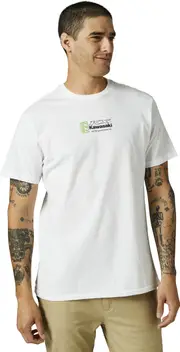 FOX Kawasaki Premium T-Shirt, white, Size S for Men