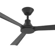 Martec Riviera 52" 3 ABS Blade Smart Wi-Fi DC Ceiling Fan with Remote Control - Matt Black