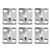 304 Stainless Steel 5mm Thick Square Sail Shade Pad Eye Plate Boat Rigging1006
