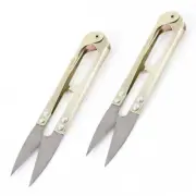 2 Pcs Tailor Craft Yarn Spring Scissors Stitch Shear Sewing Tool