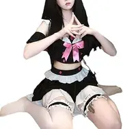 [generic] Sleepwear Roleplay anime Maid Christmas Lolita Secretary Lace sissy Women Student sexy Officer Party aprons
