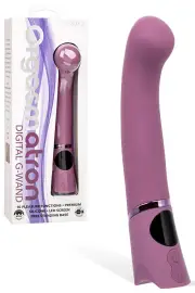 California Exotic Digital G Wand 7.75" Silicone G Spot Vibrator with Digital Display