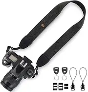 Neck Shoulder Camera Strap，Adjustable Cotton Straps Cotton Woven Camera Strap for Camcorder,and Nikon,Canon,Sony,Minolta,Panasonic,SLR,DSLR Digital Binoculars Video