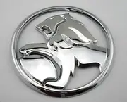 130mm Chrome Silver Front Grill Bonnet Badge Replacement for Holden VE VY SS SSV SV6 Calais