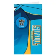 Gold Coast Titans NRL Greeting Card with Badge Birthday Christmas Mothers day Fathers Day